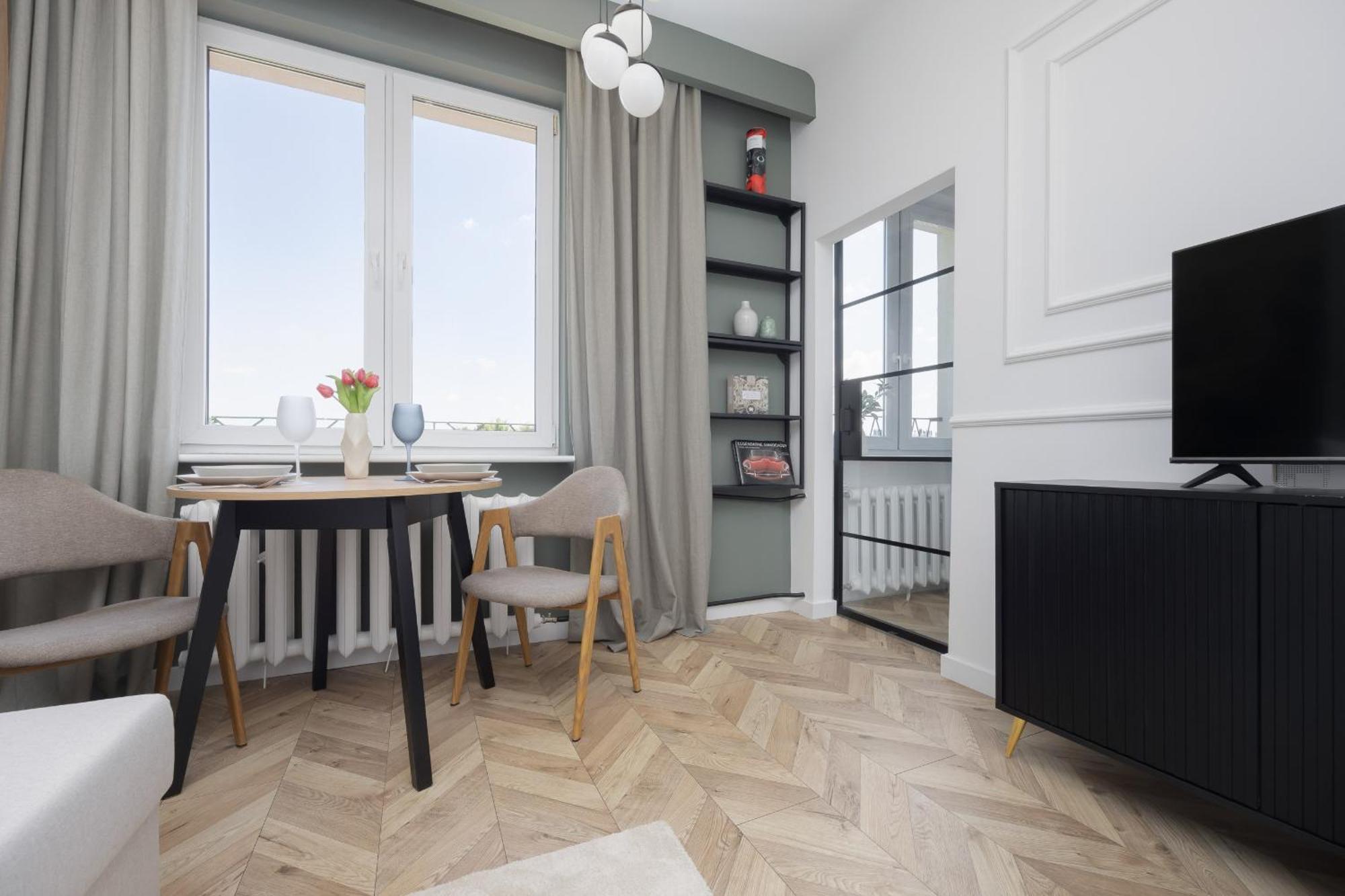Elegancki Apartament Dla 4 Osob W Warszawie By Noclegi Renters Warszawa Eksteriør billede